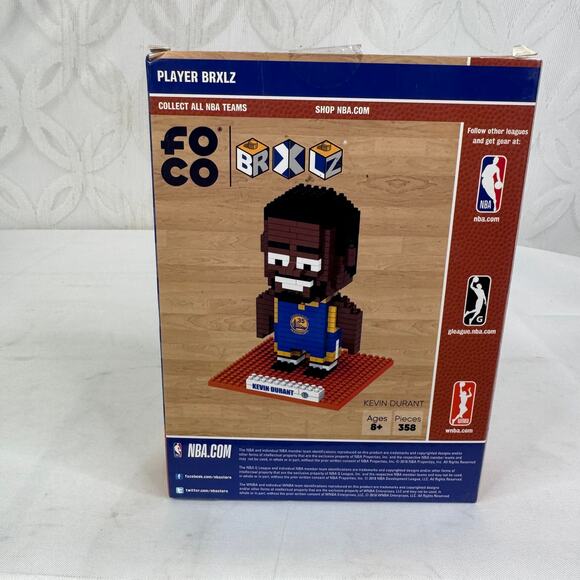 Kevin Durant #35 NBA Golden State Warriors 3D BRXLZ Construction Toy - Picture 6 of 7